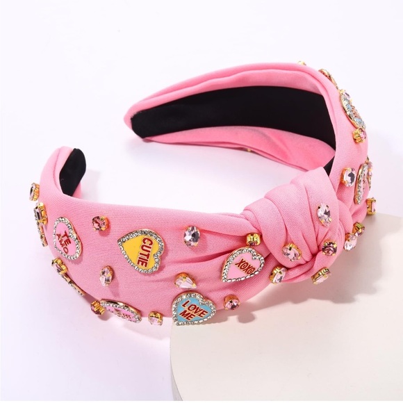 Light Pink Be Mine Headband - Picture 1 of 2